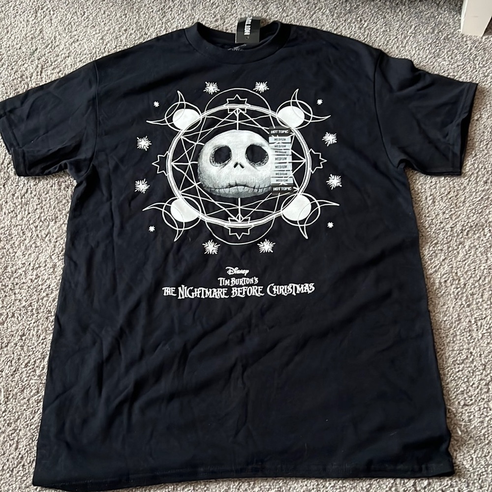 Jack skeleton nightmare before Christmas t-shirt